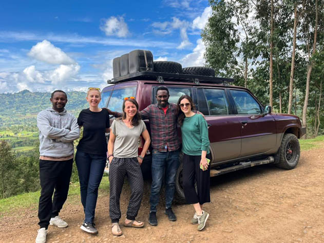 With Aki and Ahmed, our guide and driver throughout southern Ethiopia