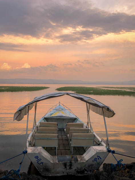 Sunrise in Lake Awasa