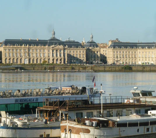 Place de la Bourse pictured from La Bastide