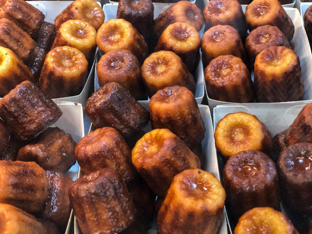 Canelés are a traditional pastry from Bordeaux