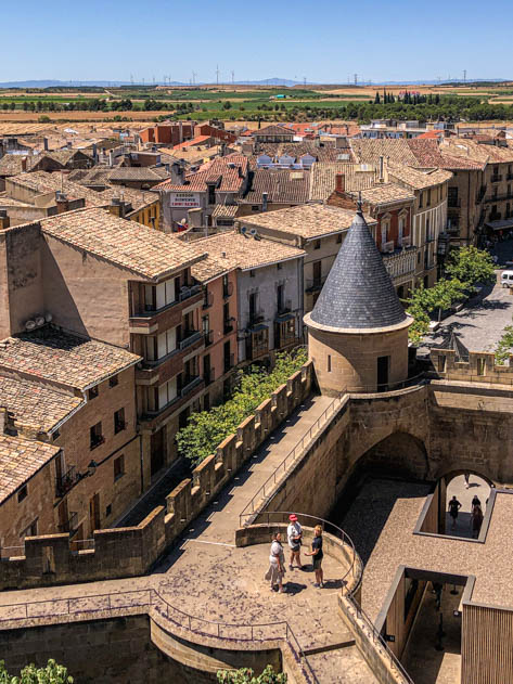 The medieval castle of Olite in Navarre