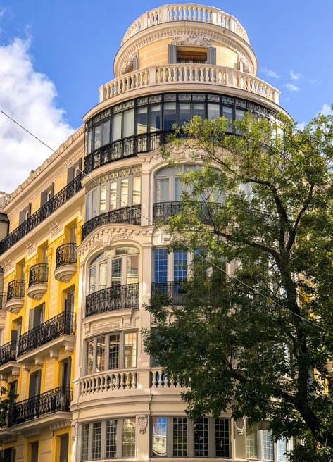 Elegant building in Madrid