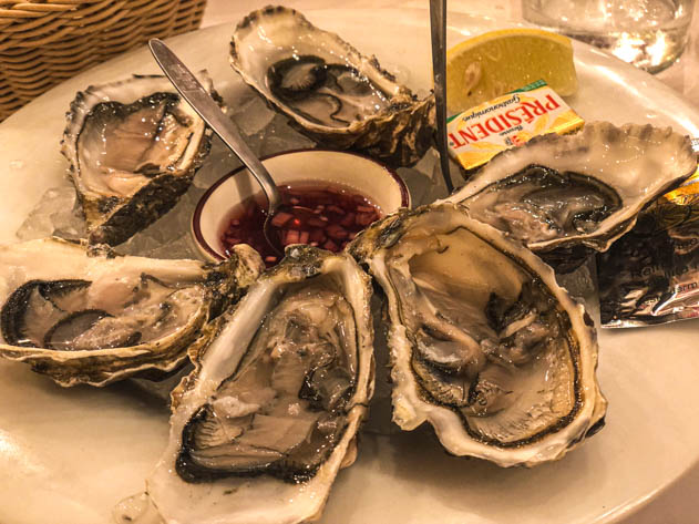 Oysters feature prominently in the cuisine of Landes