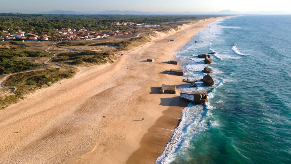 Plage du Santocha in Capbreton (credit: https://www.plages-landes.info/)