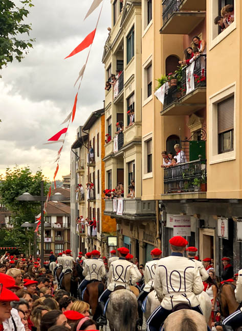 San Marcial parade on June 30th in Irún