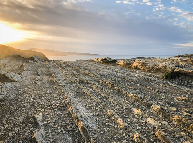 La Corniche is the coastline stretching along the French Basque Country