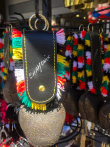 Alpine cowbell in Chamonix