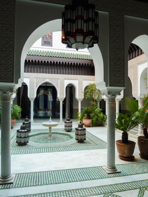 Patio in Hotel La Mamounia (Marrakech)