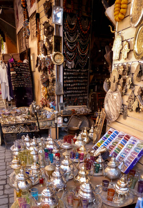 You can find endless treasures in the Marrakech souks