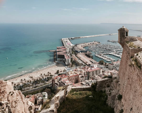 The Castle of Santa Barbara is one of the must-see sights in Alicante (credit: photo by Faisal on Unsplash)