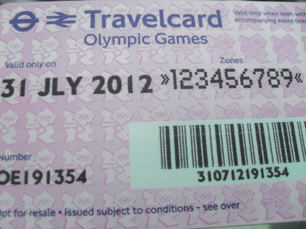 The Travelcard was really convenient to get around London during the Olympic Games