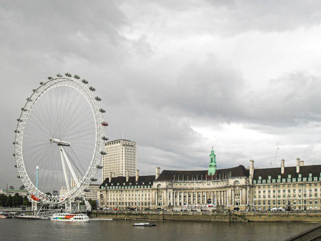 The London Eye and the County Hall