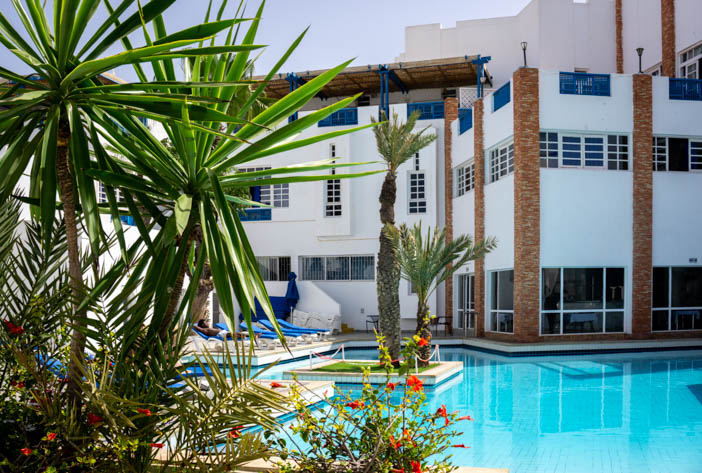 Swimming pool at Appart-Hôtel Tagadirt