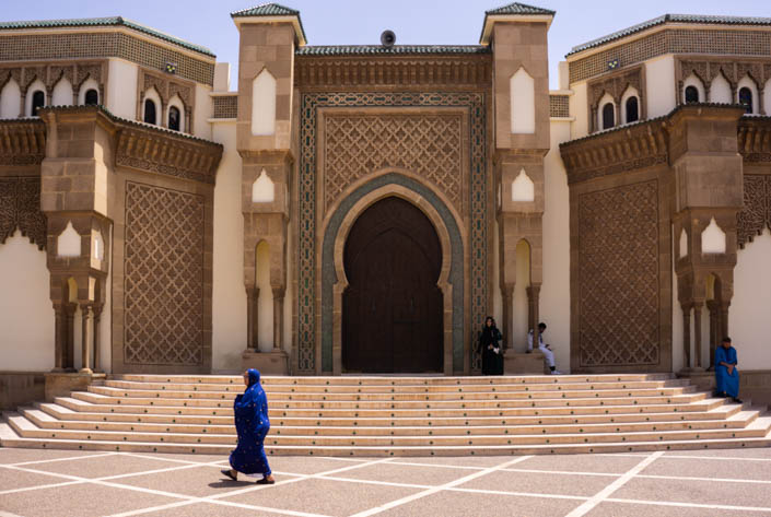 The Mohamed V Mosque in Agadir