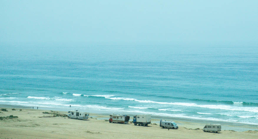 There are lots of surfing spots along the coastline between Agadir and Essaouira