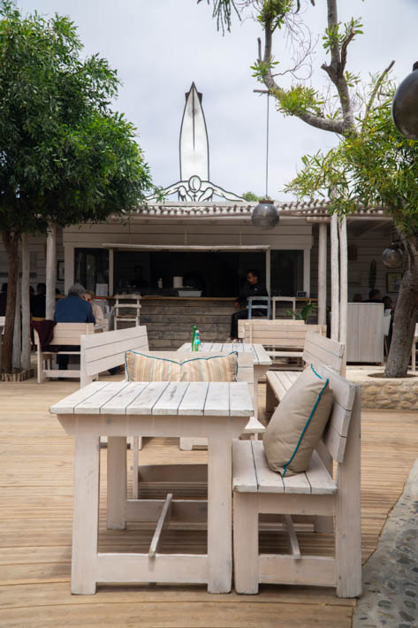 I highly recommend eating at Ocean Vagabond, located by the beach