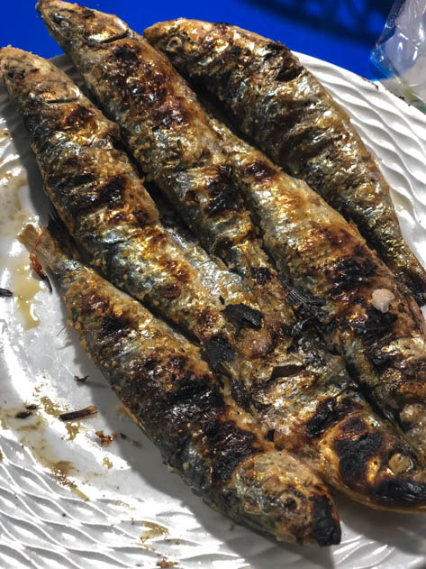 We dined grilled sardines at the fish stalls by the port of Essaouira