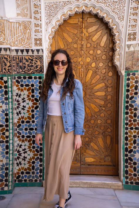 Happily wandering the Madrasa
