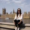 things to do in London - posing in front of the Big Ben and the Houses of Parliament