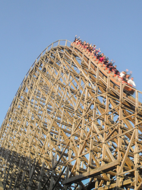 Enjoying thrilling rides at Six Flags Great Adventure, a highlight of this Memorial Day weekend road trip